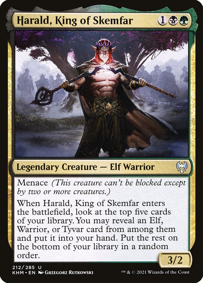 Harald, King of Skemfar - (Foil): Kaldheim