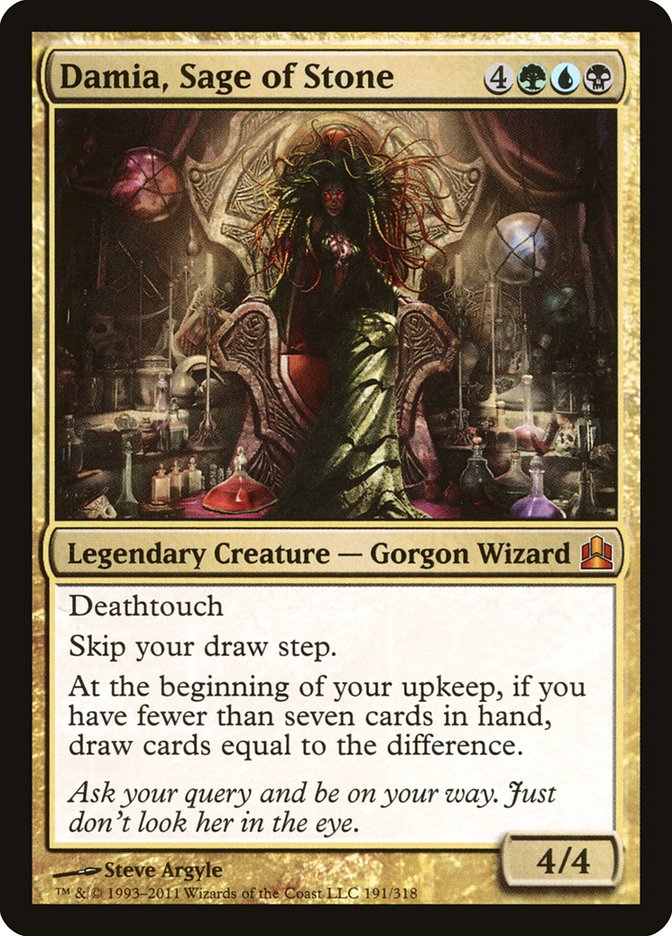 Damia, Sage of Stone: Commander 2011