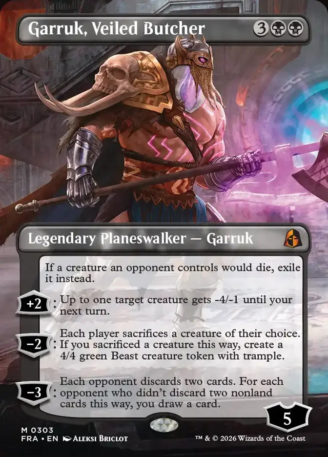 Garruk, Veiled Butcher (Borderless) (#303)