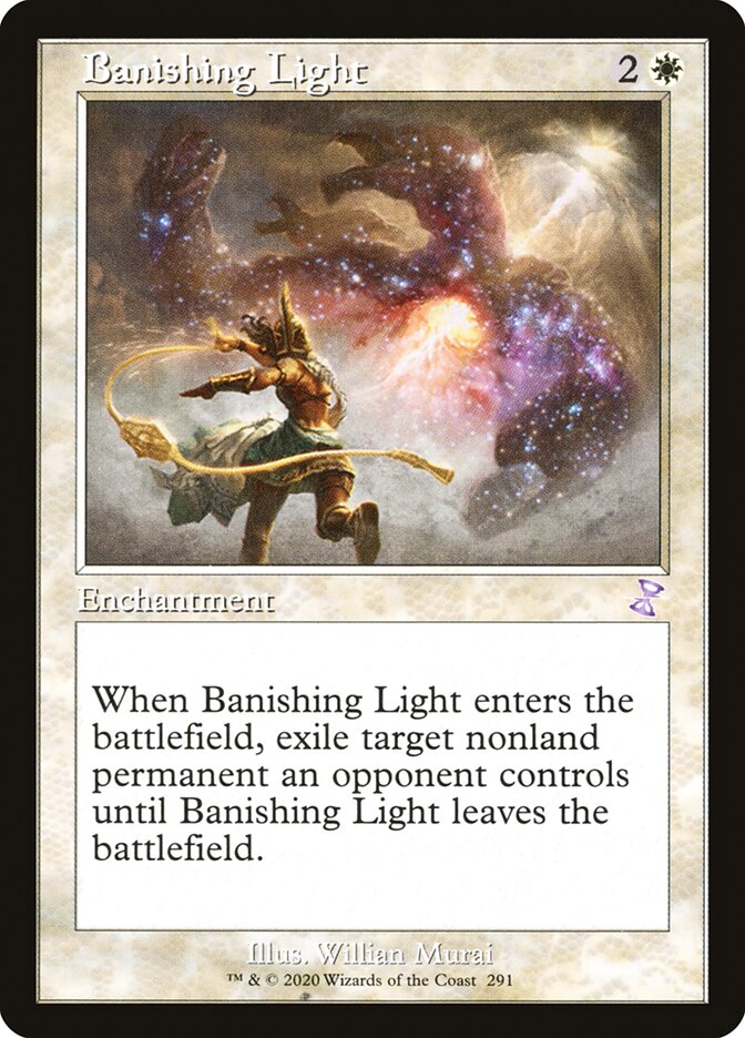 Banishing Light (Retro Frame) - (Foil): Time Spiral Remastered