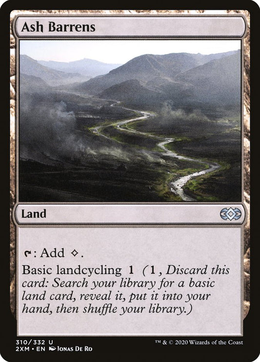 Ash Barrens - (Foil): Double Masters