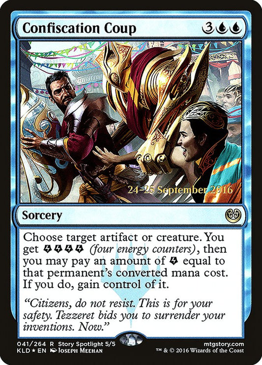 Confiscation Coup - (Foil): Kaladesh Promos
