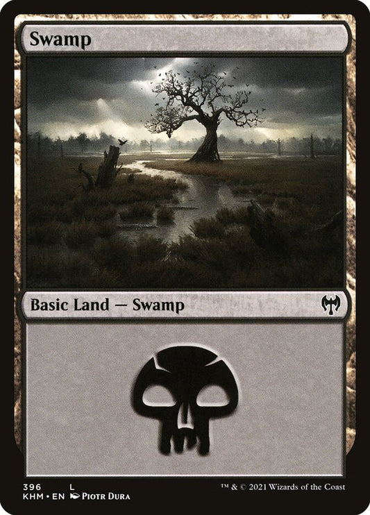Swamp (#396) - (Foil): Kaldheim