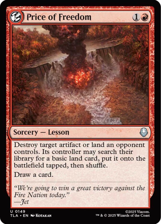 Price of Freedom - (Foil): Avatar: The Last Airbender