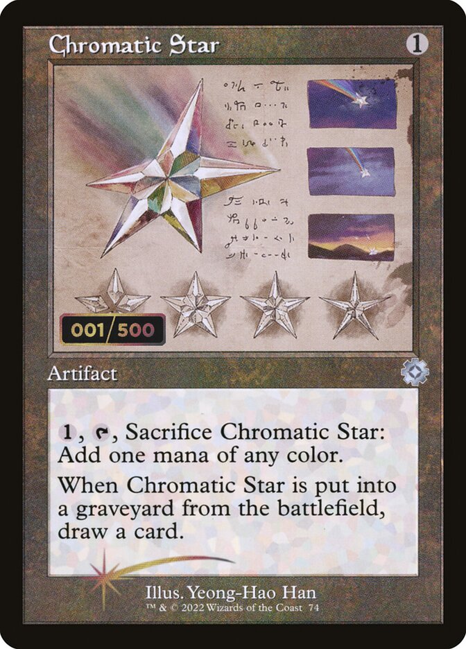 Chromatic Star - (Foil): The Brothers' War Retro Artifacts
