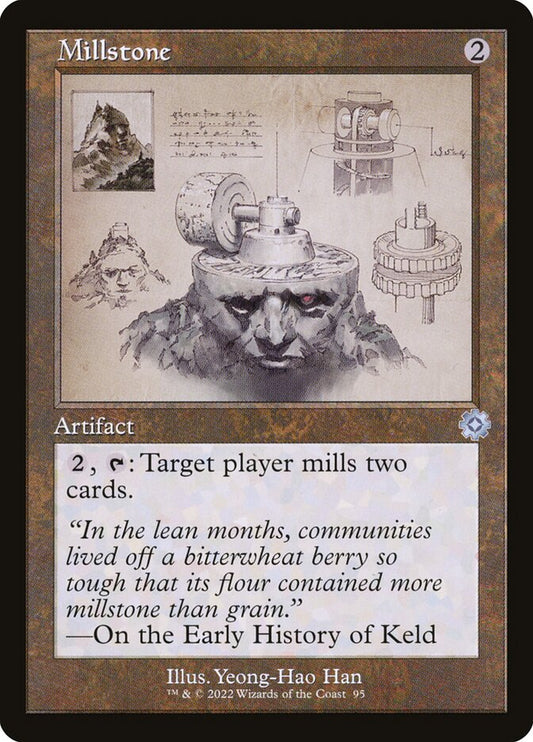 Millstone (#095) (Retro Frame) - (Foil): The Brothers' War Retro Artifacts