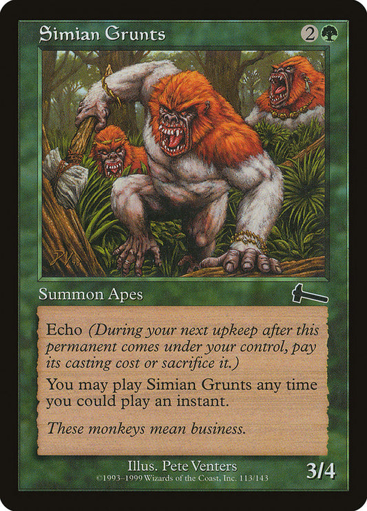 Simian Grunts: Urza's Legacy
