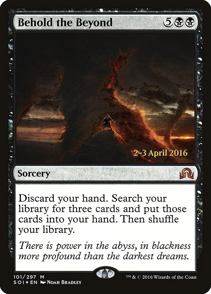 Behold the Beyond (Prerelease) (Shadows over Innistrad) - (Foil): Shadows over Innistrad Promos