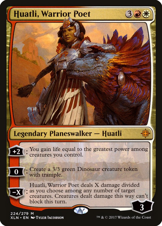Huatli, Warrior Poet - (Foil): Ixalan