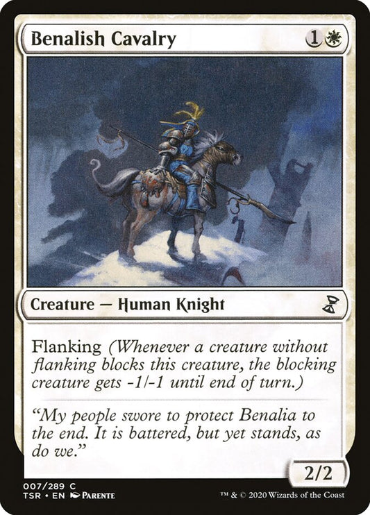 Benalish Cavalry - (Foil): Time Spiral Remastered