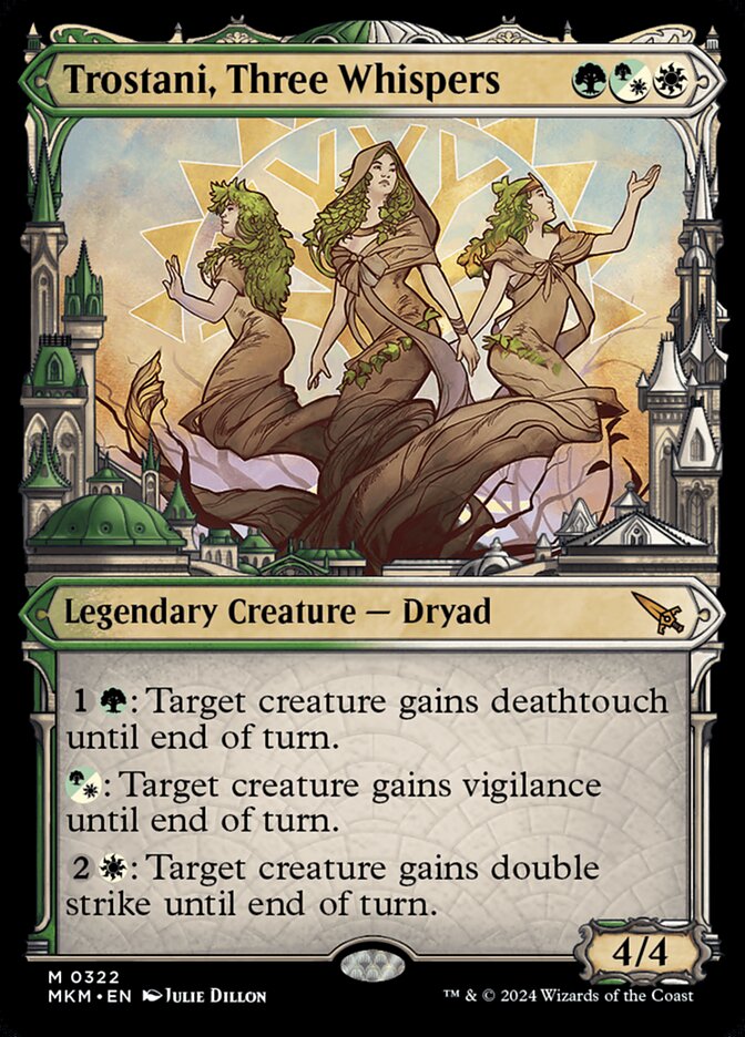 Trostani, Three Whispers (#322) (Showcase) - (Foil): Murders at Karlov Manor