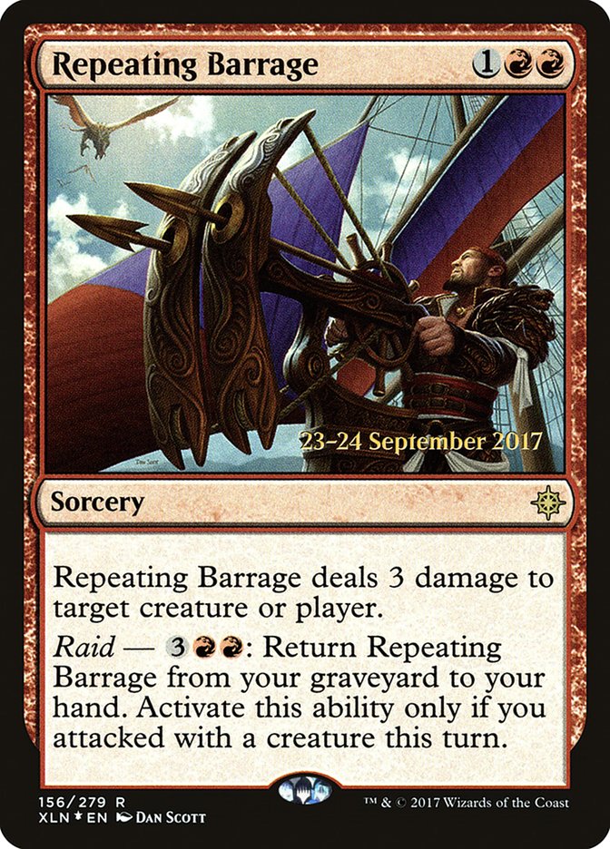 Repeating Barrage (Prerelease) (Ixalan) - (Foil): Ixalan Promos