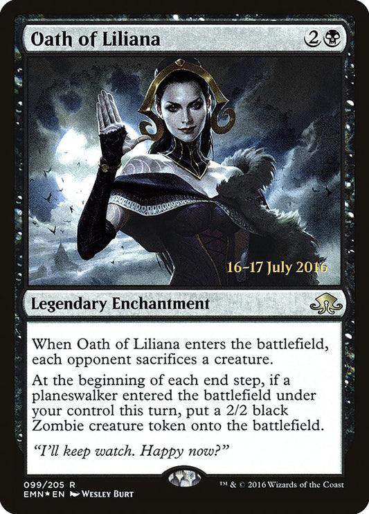 Oath of Liliana - (Foil): Eldritch Moon Promos