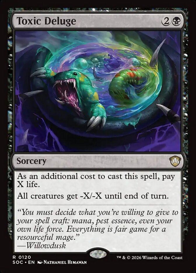 Toxic Deluge: Secrets of Strixhaven Commander