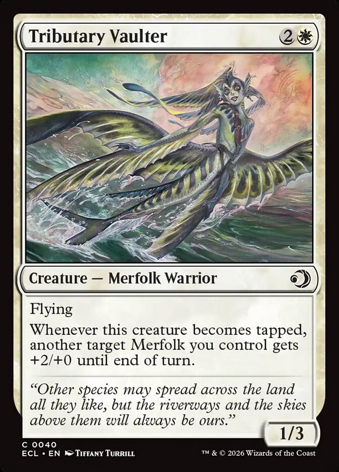Tributary Vaulter - (Foil): Lorwyn Eclipsed