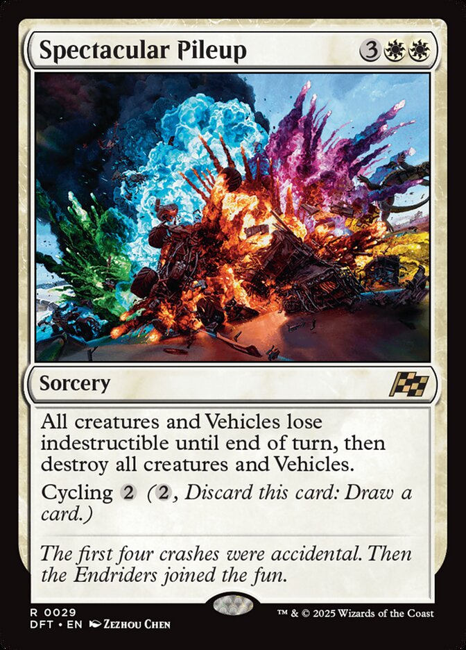 Spectacular Pileup: Aetherdrift