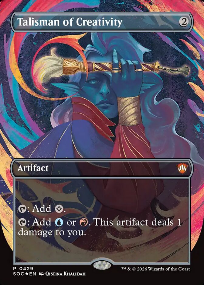 Talisman of Creativity - (Foil): Secrets of Strixhaven Commander