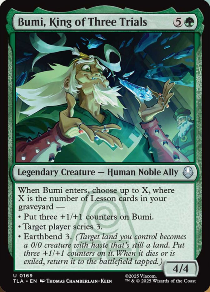 Bumi, King of Three Trials - (Foil): Avatar: The Last Airbender