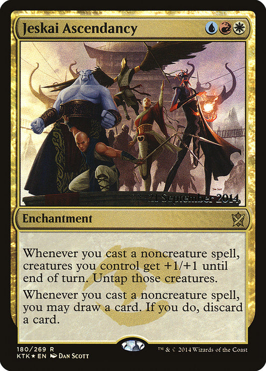 Jeskai Ascendancy (Prerelease) (Khans of Tarkir) - (Foil): Khans of Tarkir Promos