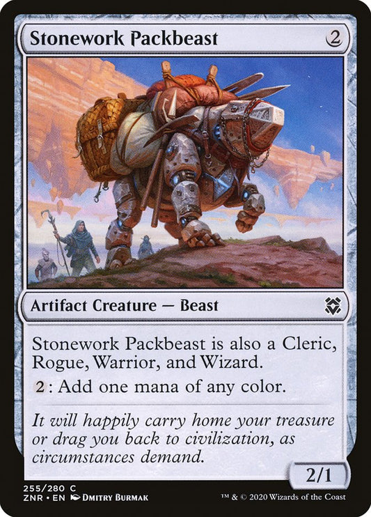 Stonework Packbeast: Zendikar Rising