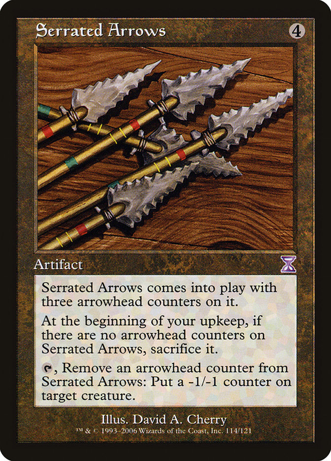 Serrated Arrows - (Foil): Time Spiral Timeshifted
