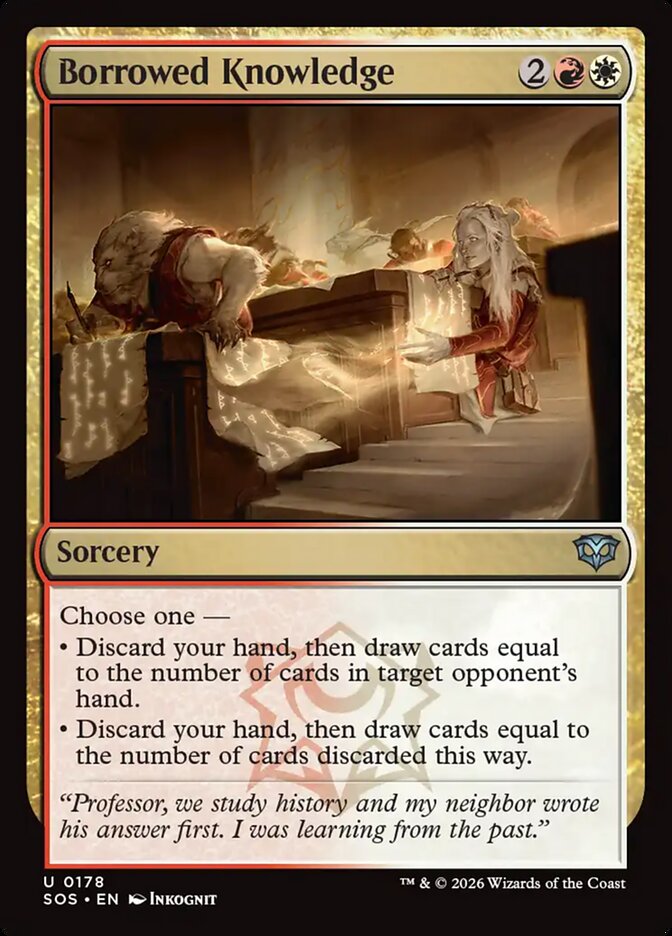Borrowed Knowledge - (Foil): Secrets of Strixhaven