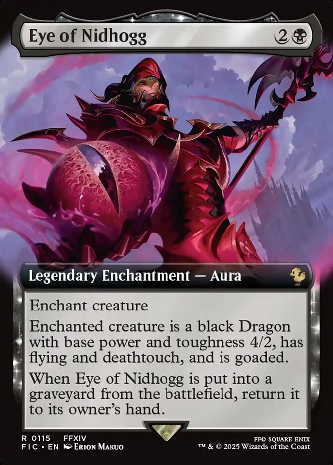 Eye of Nidhogg (Extended Art) - (Foil): Final Fantasy Commander
