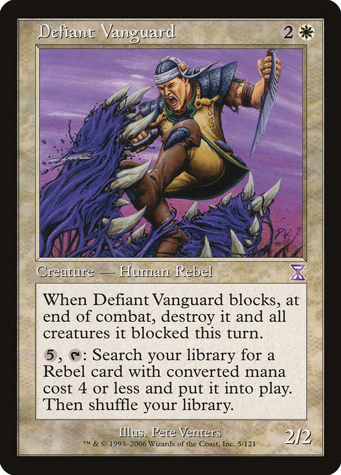 Defiant Vanguard - (Foil): Time Spiral Timeshifted