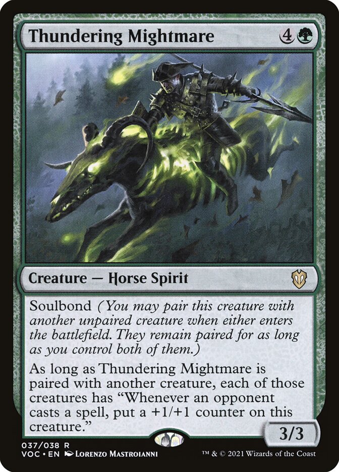 Thundering Mightmare: Crimson Vow Commander