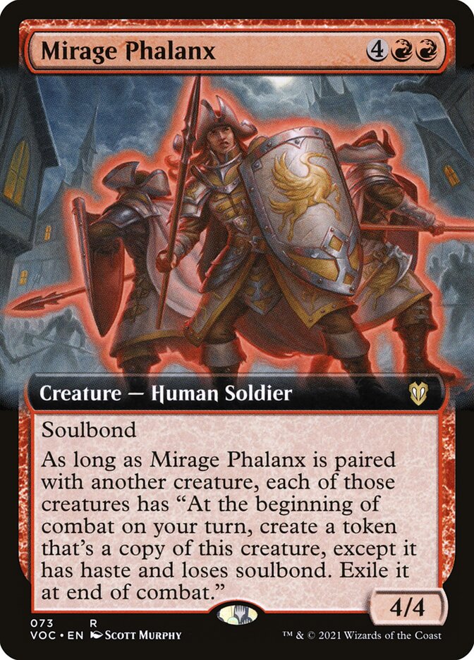 Mirage Phalanx (Extended Art): Crimson Vow Commander
