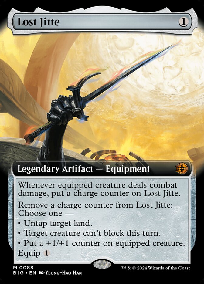 Lost Jitte (#088) (Extended Art) - (Foil): The Big Score