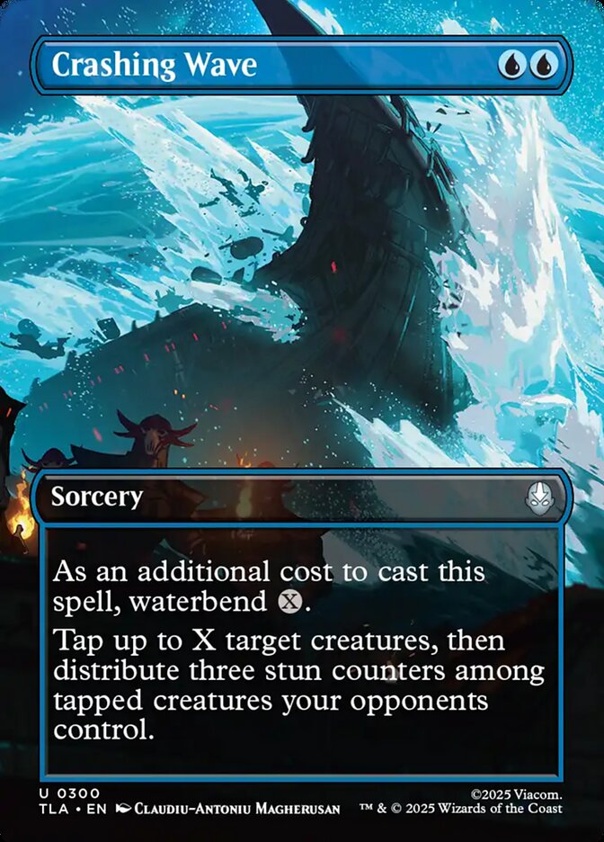 Crashing Wave - (Foil): Avatar: The Last Airbender
