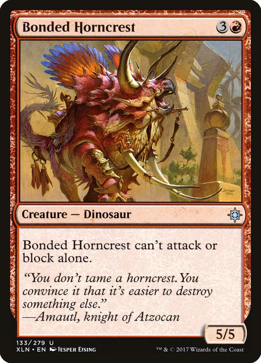 Bonded Horncrest - (Foil): Ixalan