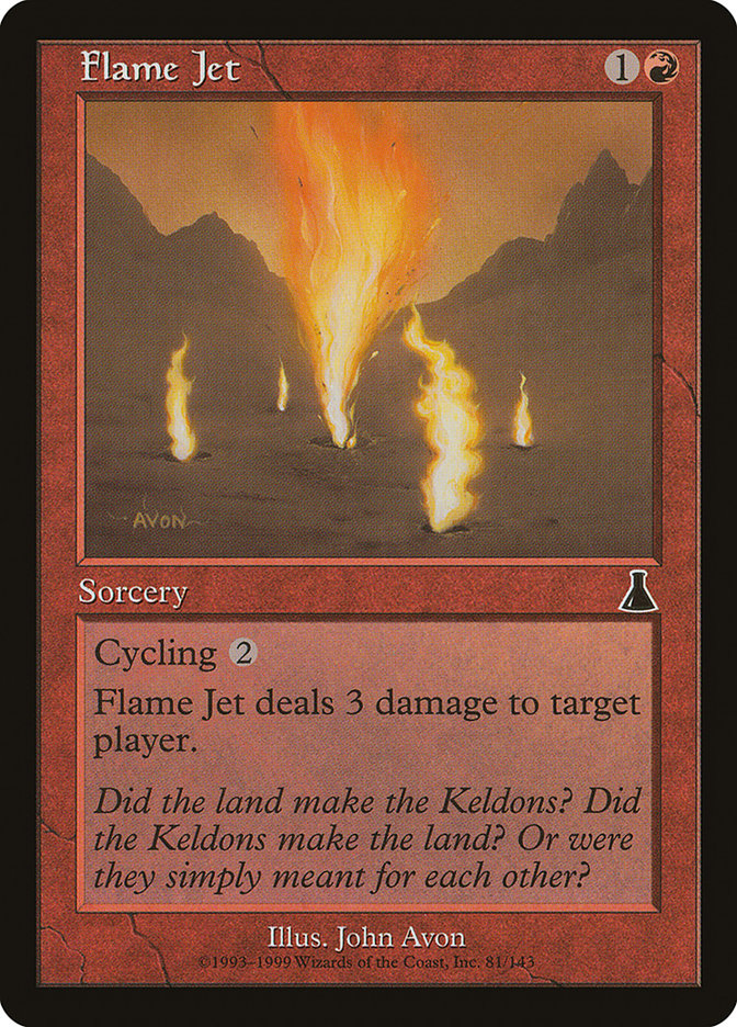 Flame Jet: Urza's Destiny