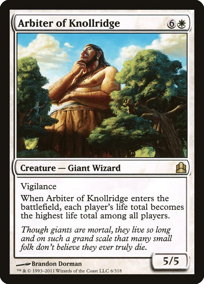 Arbiter of Knollridge: Commander 2011