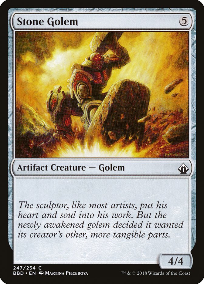 Stone Golem - (Foil): Battlebond