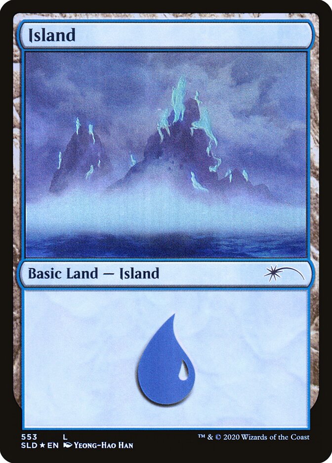 Island (Secret Lair) (#553) - (Foil): Secret Lair Drop