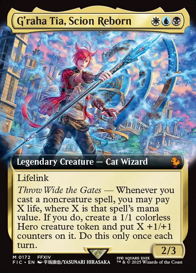 G'raha Tia, Scion Reborn - (Foil): Final Fantasy Commander