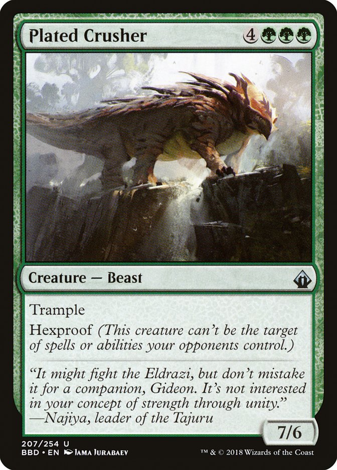 Plated Crusher - (Foil): Battlebond