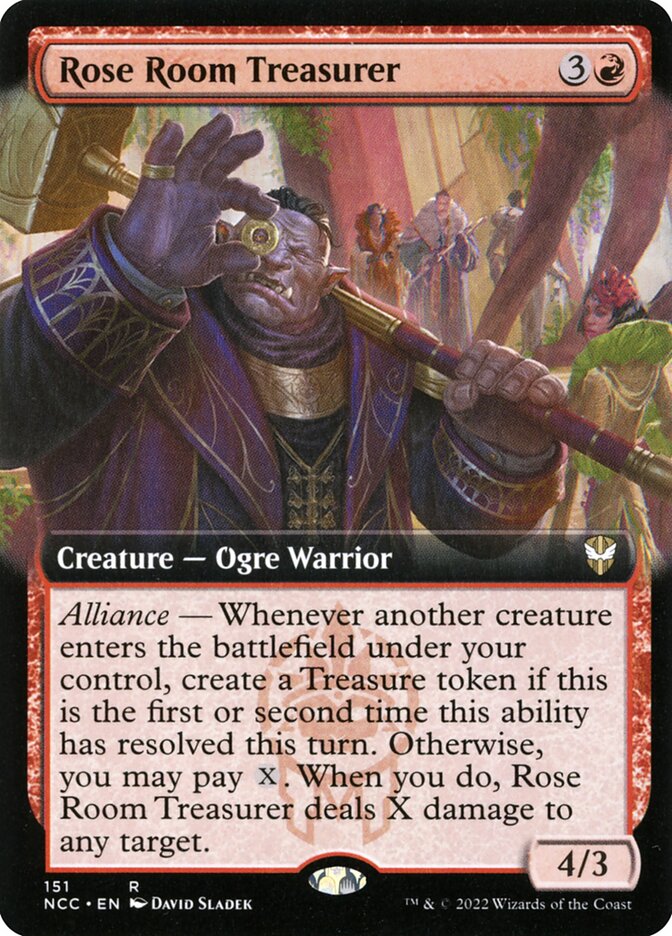 Rose Room Treasurer (Extended Art): New Capenna Commander