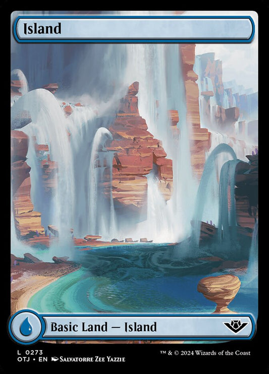 Island (#273) (Full Art): Outlaws of Thunder Junction