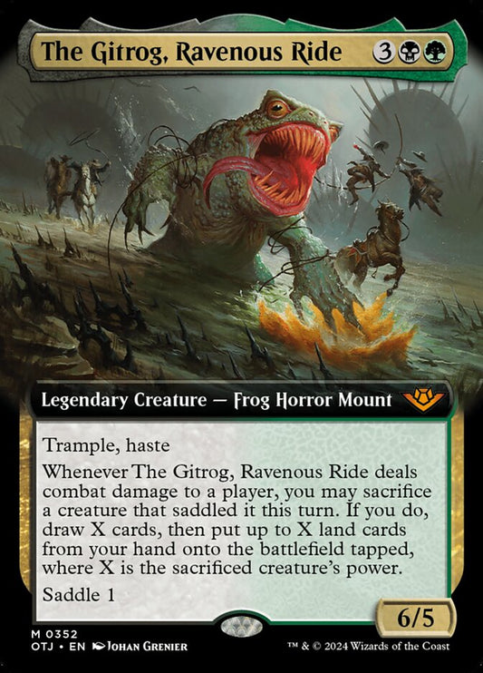 The Gitrog, Ravenous Ride (Extended Art) - (Foil): Outlaws of Thunder Junction