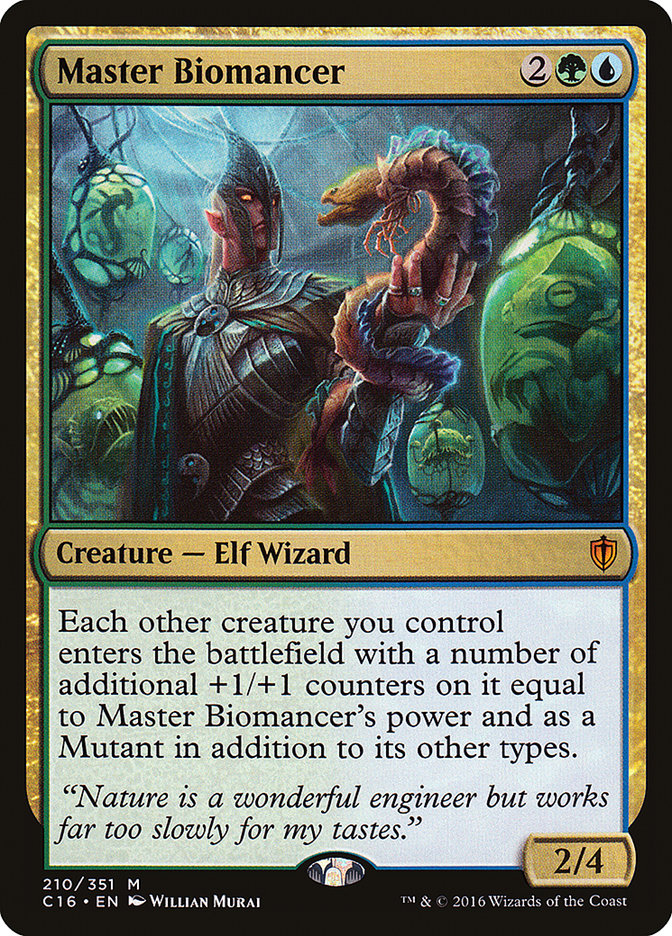 Master Biomancer: Commander 2016