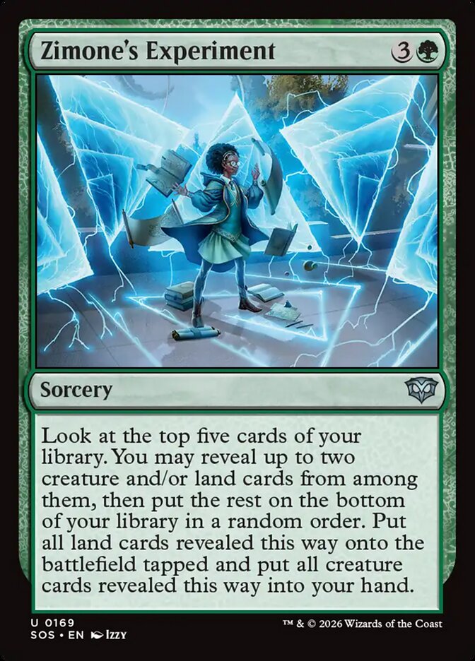 Zimone's Experiment - (Foil): Secrets of Strixhaven