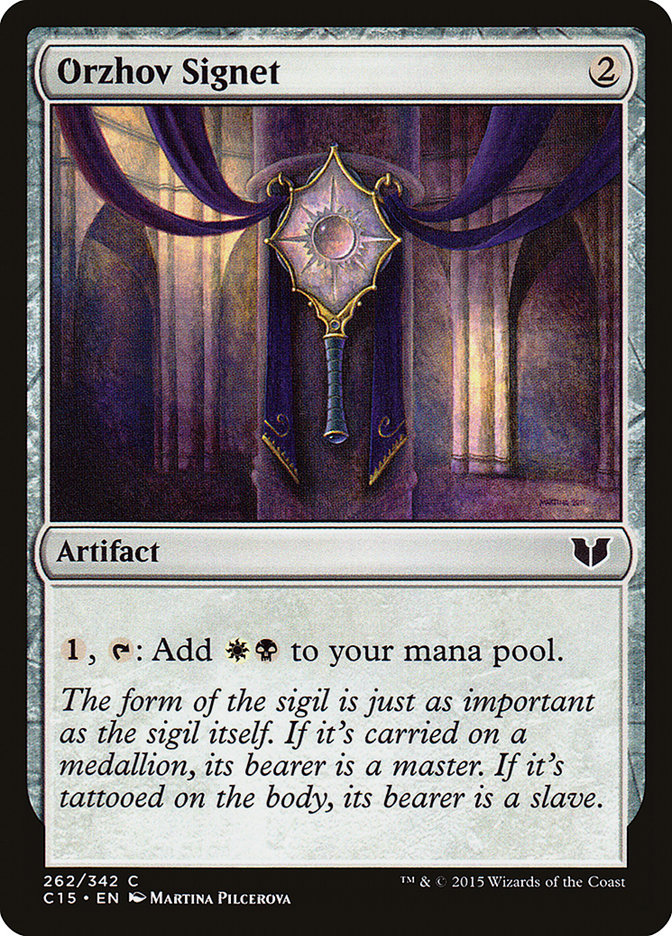 Orzhov Signet: Commander 2015