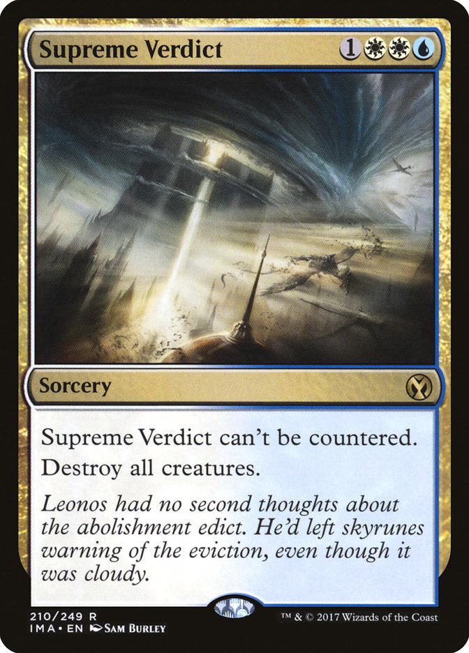 Supreme Verdict - (Foil): Iconic Masters