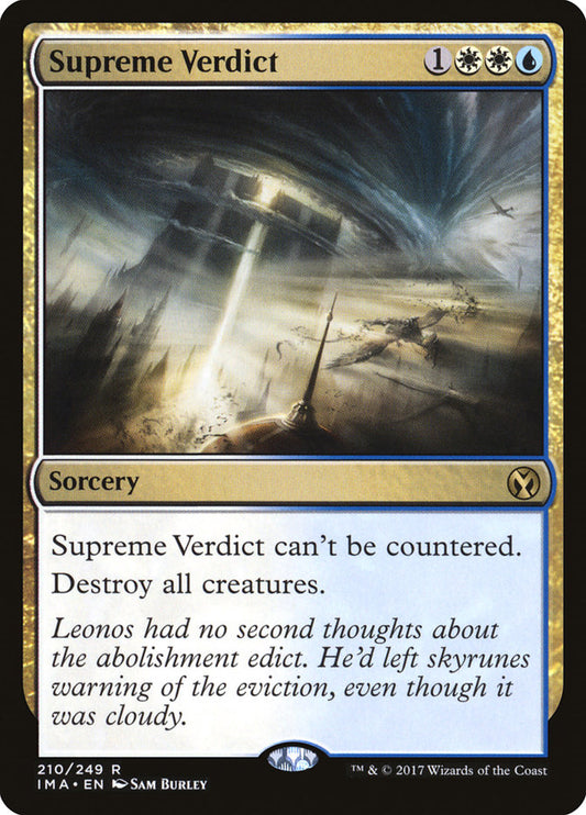 Supreme Verdict - (Foil): Iconic Masters