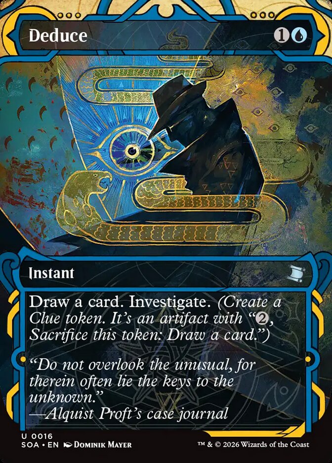 Deduce - (Foil): Secrets of Strixhaven Mystical Archive