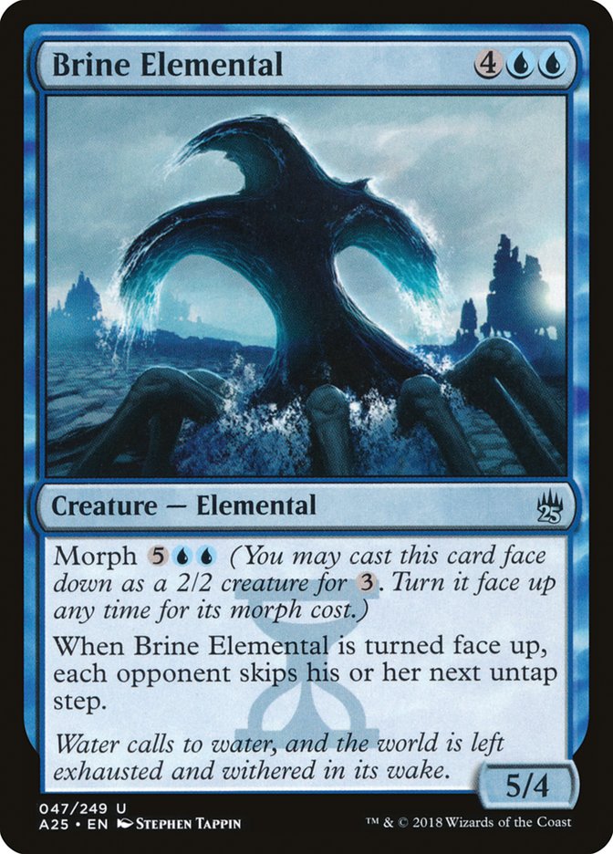 Brine Elemental - (Foil): Masters 25