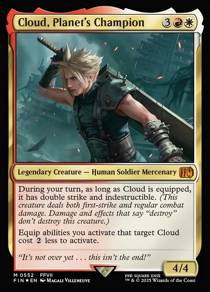 Cloud, Planet's Champion - (Foil): Final Fantasy